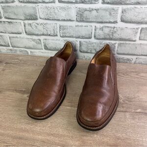 Sandro comfort‎ Gel Men's Brown Leather Slip-On Shoes